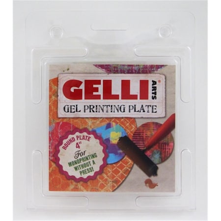 Gelli Arts 4 in. Printing Plate, 20PK 091037821997-WHCase